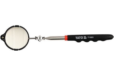 Zrkadlo kontrolné teleskopické s LED osvetlením 265-920mm - YT-0663