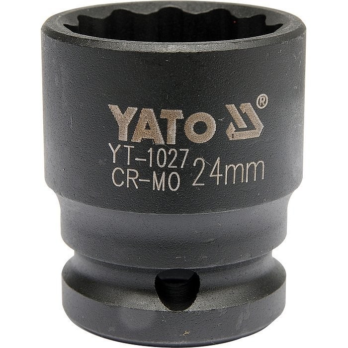 Kovaný vnútorný nástrčný kľúč 1/2" dvanásťhranný 24 mm YATO - YT-1027