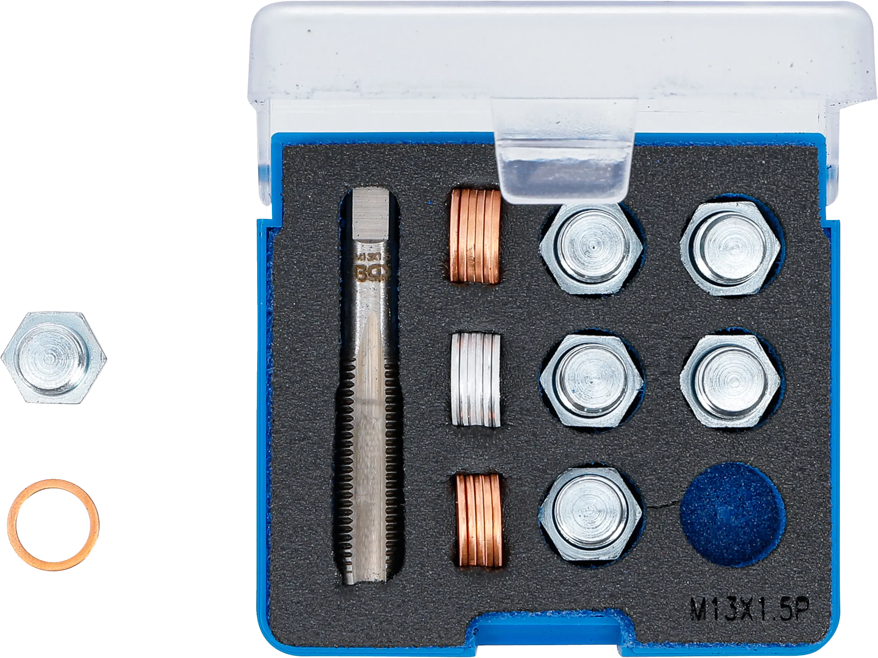 Sada pro opravu závitů olejových van M13 x 1,5 mm, BGS - B156