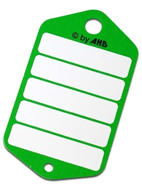 Šedé Plastik visačky na klíče, velké 100 ks - 434120140