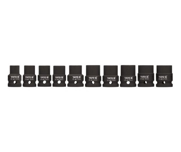Sada kovaných vnitřních nástrčných klíčů 1/2" šestihranné 10 ks 10-22 mm YATO - YT-1025