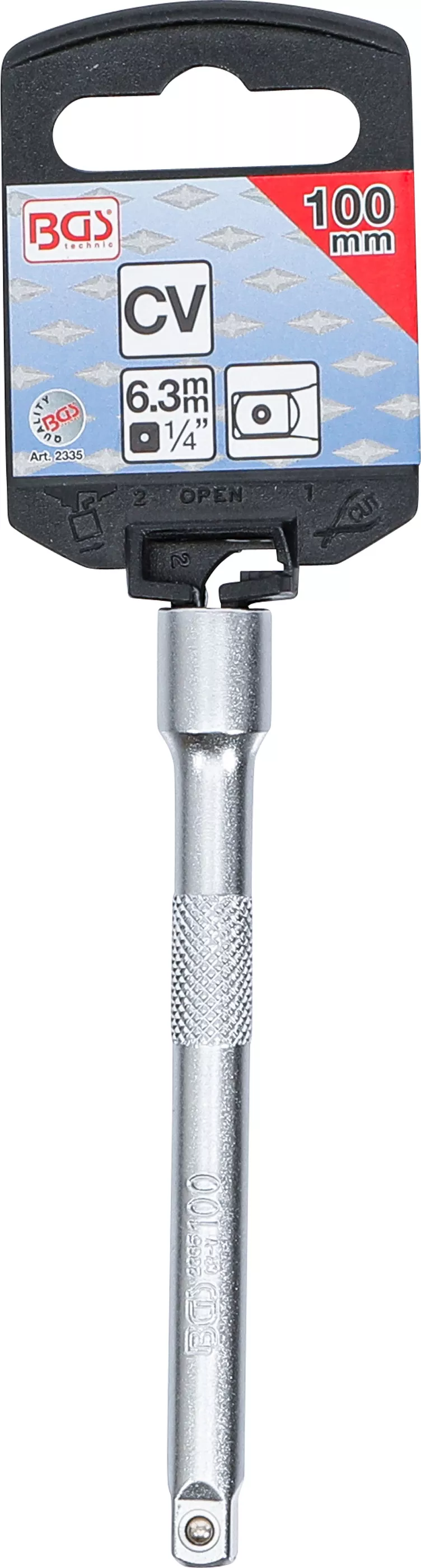 Prodloužení 1/4", 100 mm, BGS - B2335