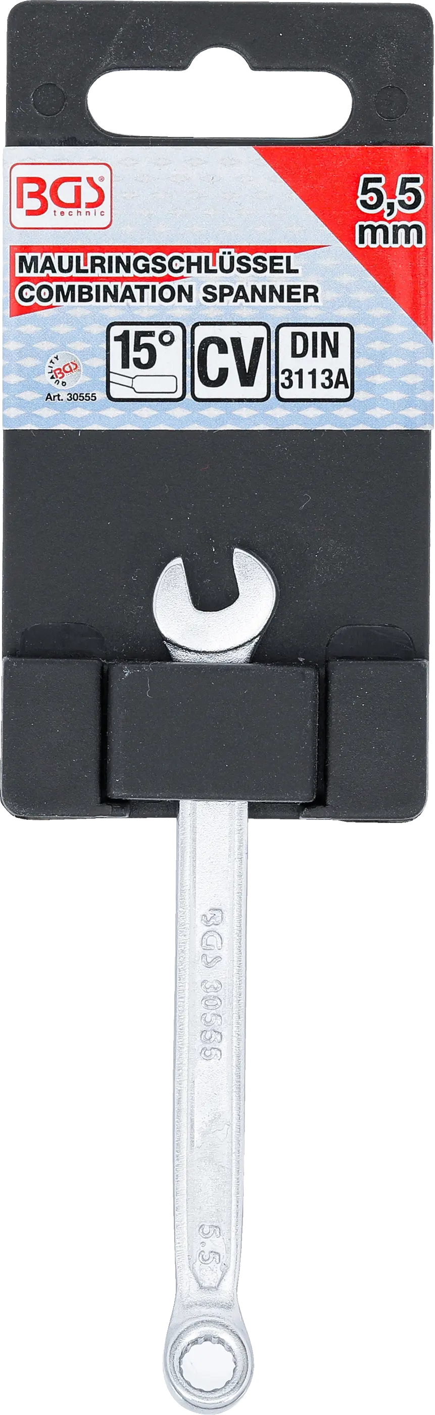 Očkoplochý klíč 5,5 mm, BGS - B30555