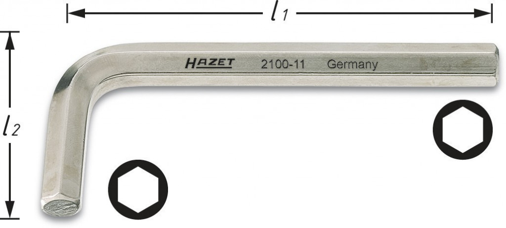 Imbusový klíč, 2 mm - HA011278