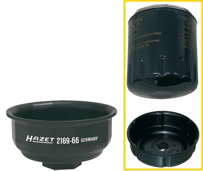 Klíč na olejové filtry 2169-66 Hazet (HA100217)