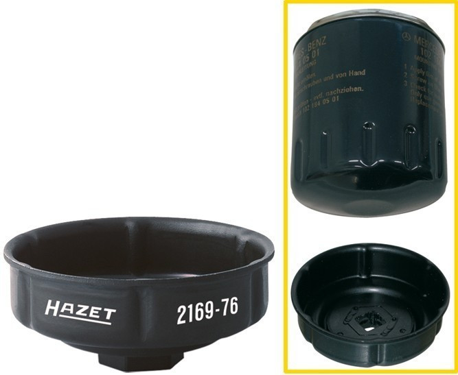 Klíč na olejové filtry 2169-76 Hazet (HA100309)