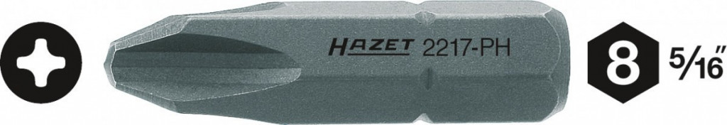Nástavce (bity) 2217-PH2 Hazet