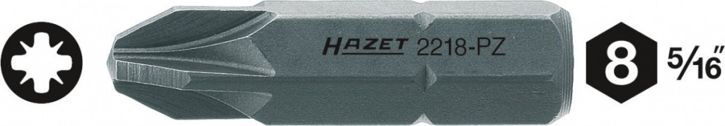 Nástavce (bity) 2218-PZ1 Hazet