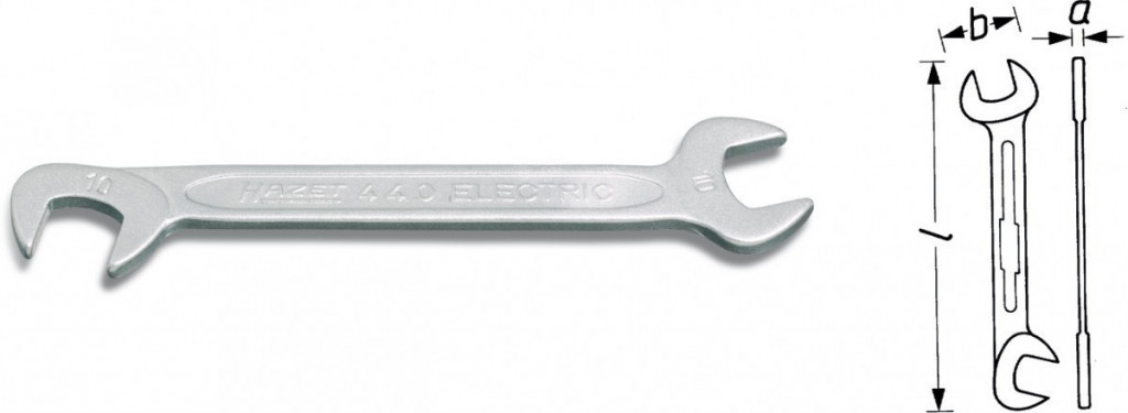 Oboustranný plochý klíč 440 - 14 Hazet - HA020102