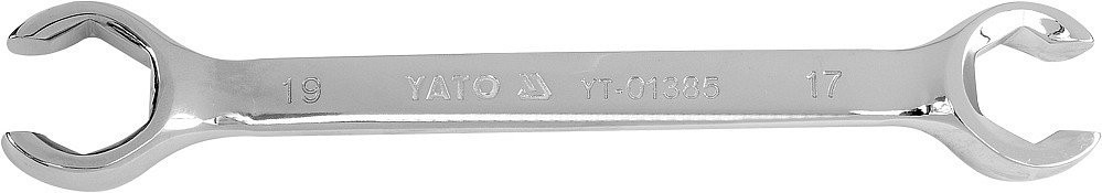 Klíč prstencový polootevřený 17x19 mm - YT-01385