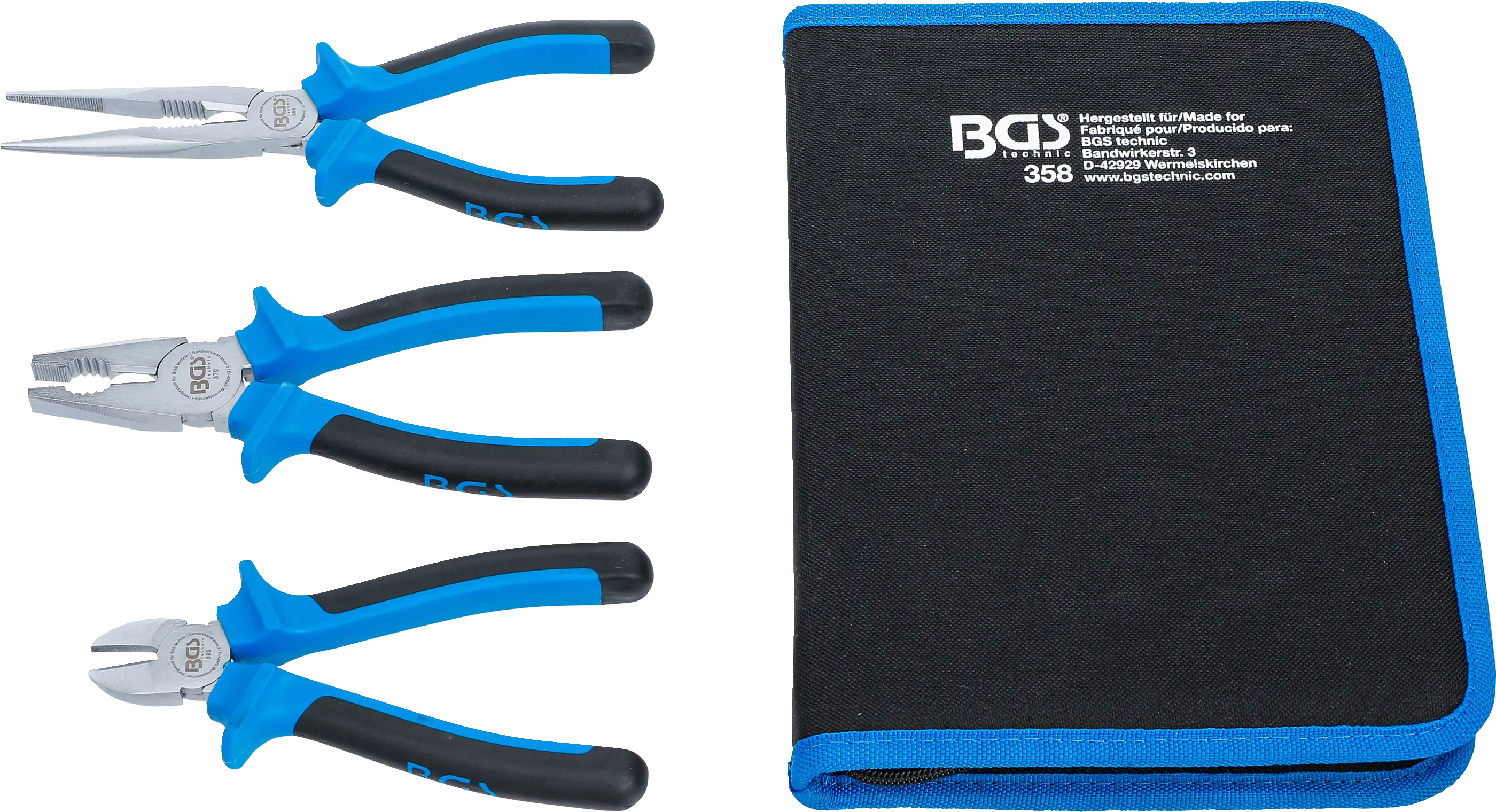 Sada univerzálních kleští 3ks, BGS - B358