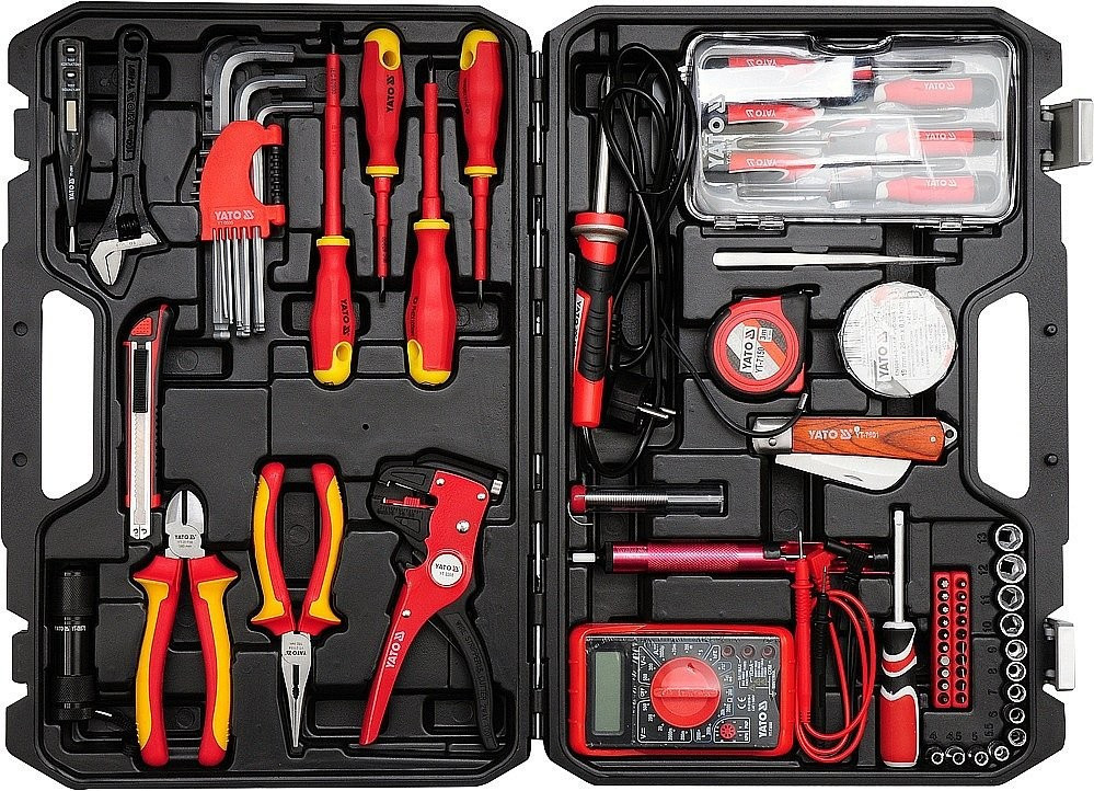 Súprava elektro náradia 1/4", 68 ks - YT-39009