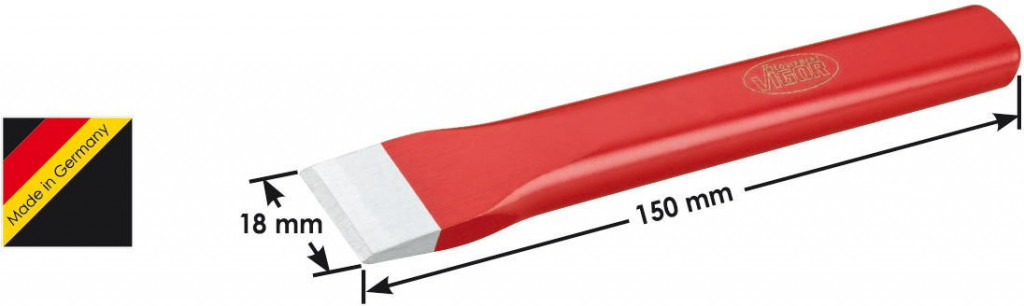 Sekáč plochý 18 x 150 mm VIGOR V1221