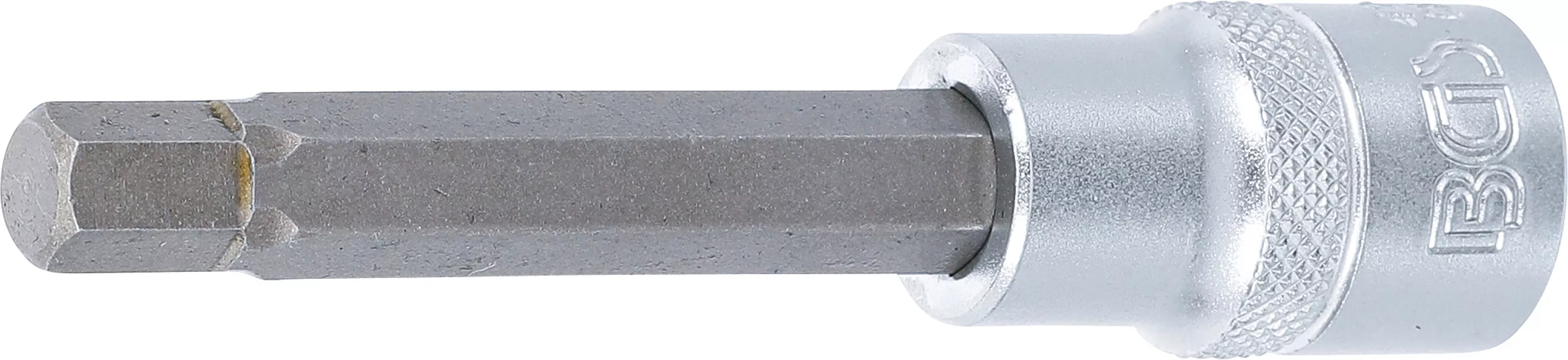Nástrčná hlavice s bitem HEX 1/2" 9 mm, prodloužená, BGS - B4268
