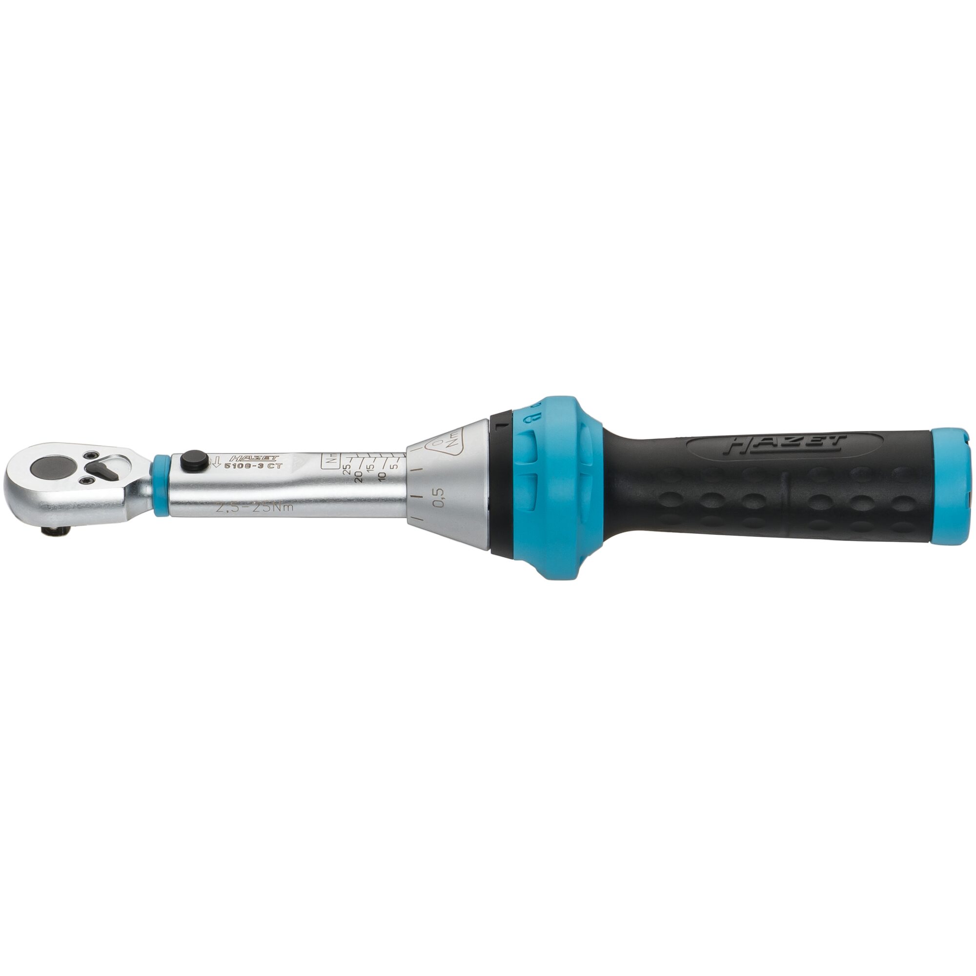 Momentový klíč 1/4" s certifikátem, 2,5 - 25 Nm, 5108-3CT - HA218882
