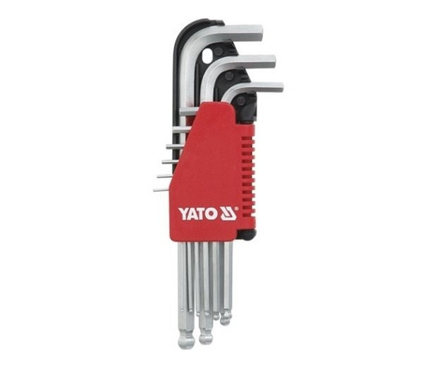 Sada klíčů imbus s kuličkou 9 ks extradelší - YT-0506