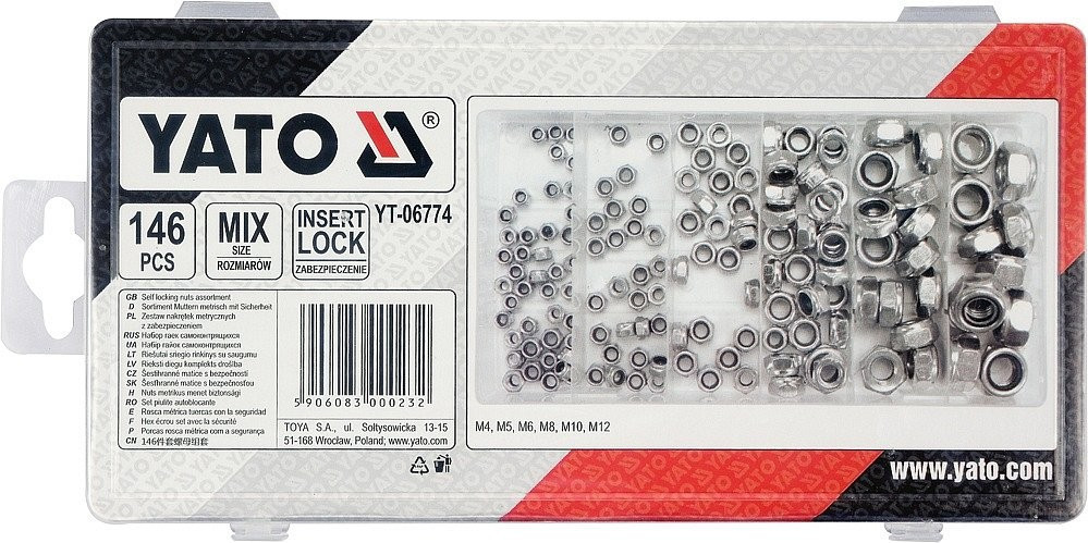 Matica poistné sada 146 ks - YT-06774