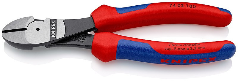 Silové boční štípací kleště 180 mm - 7402180