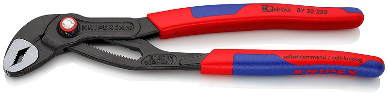 SIKA kleště KNIPEX Cobra ® QuickSet 250 mm  - 8722250