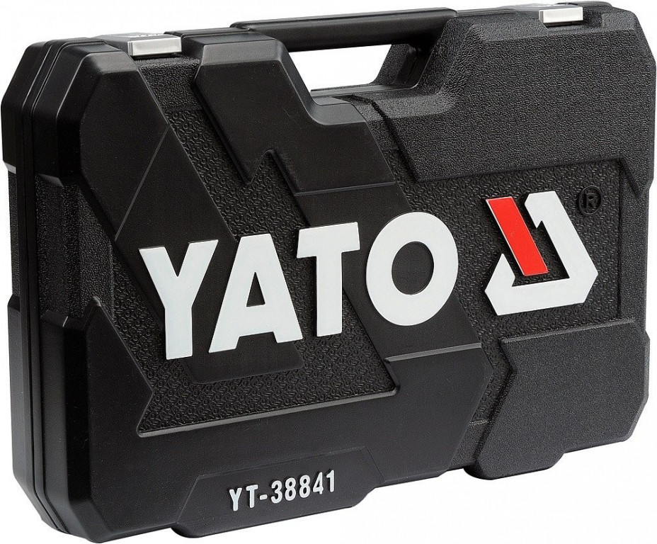 YATO Gola sada 1/2", 3/8", 1/4" + příslušenství 216 ks YT-38841