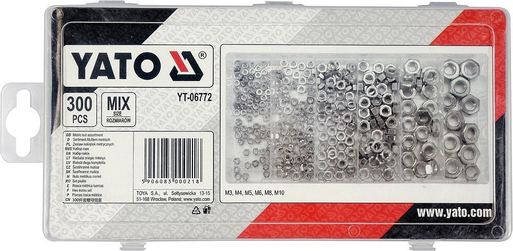 Matica metrická sada 300 ks - YT-06772