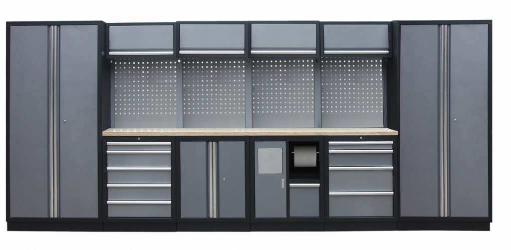 Kvalitný PROFI dielenský nábytok - 4535 x 2000 x 495 mm - TGS1301AE