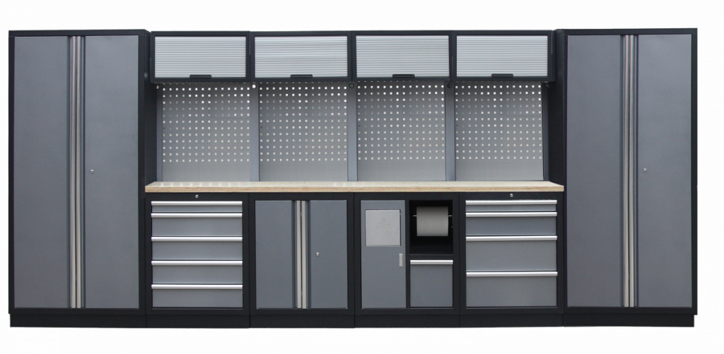 Kvalitný PROFI dielenský nábytok - 4535 x 2000 x 495 mm - TGS1301AH