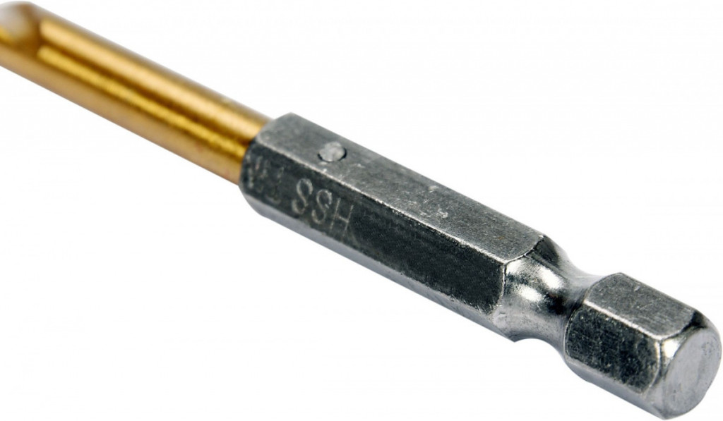 Vrták na kov 5mm TITAN 1/4", délka 106mm - YT-44761