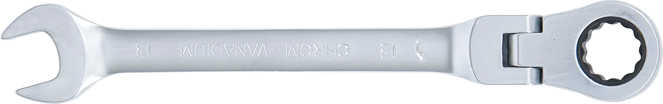 Ráčnový očkoplochý klíč 13 mm s kloubem, BGS - B6713