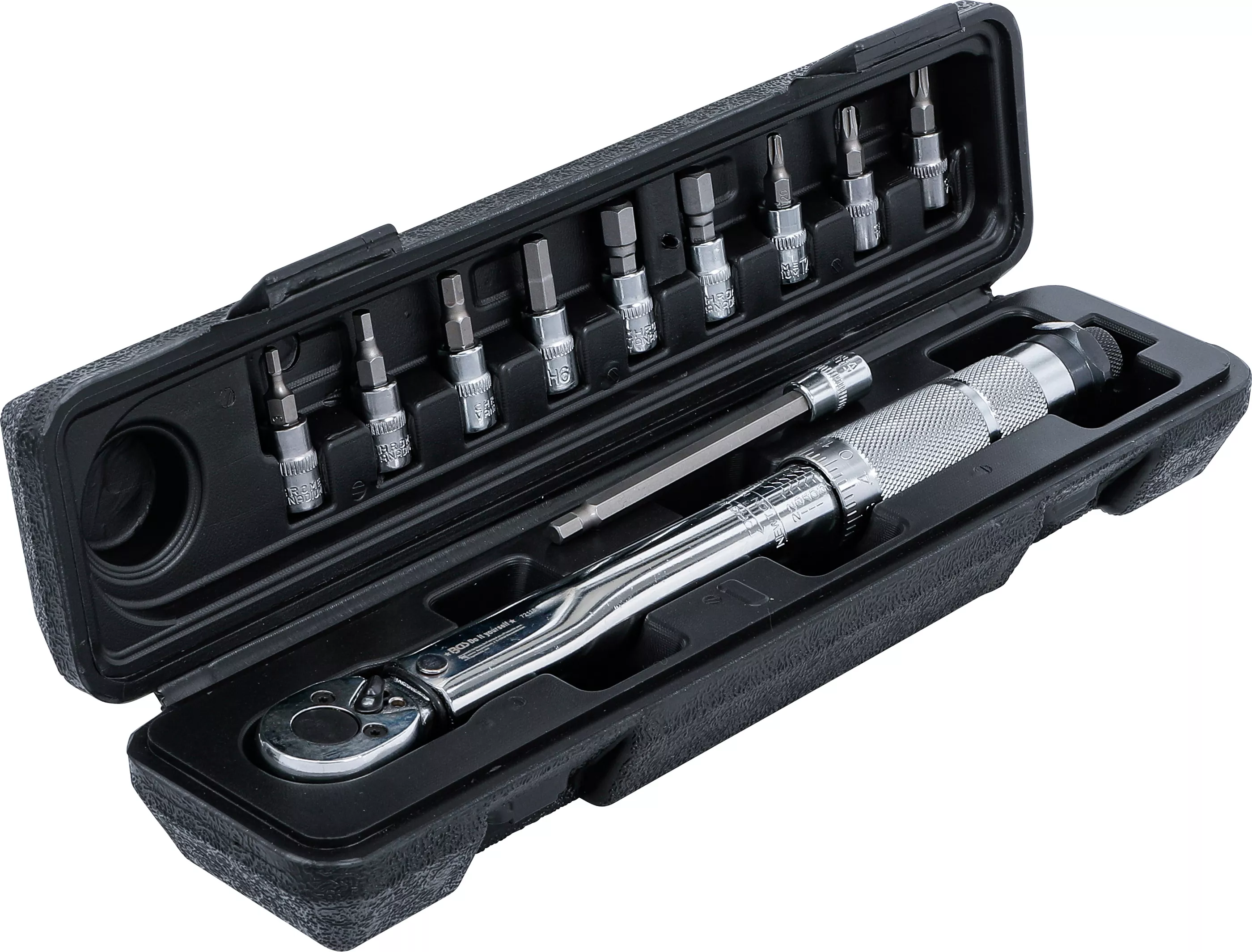 Sada momentových klíčů 1/4", 2 - 24 Nm, 11 ks, BGS - B72118