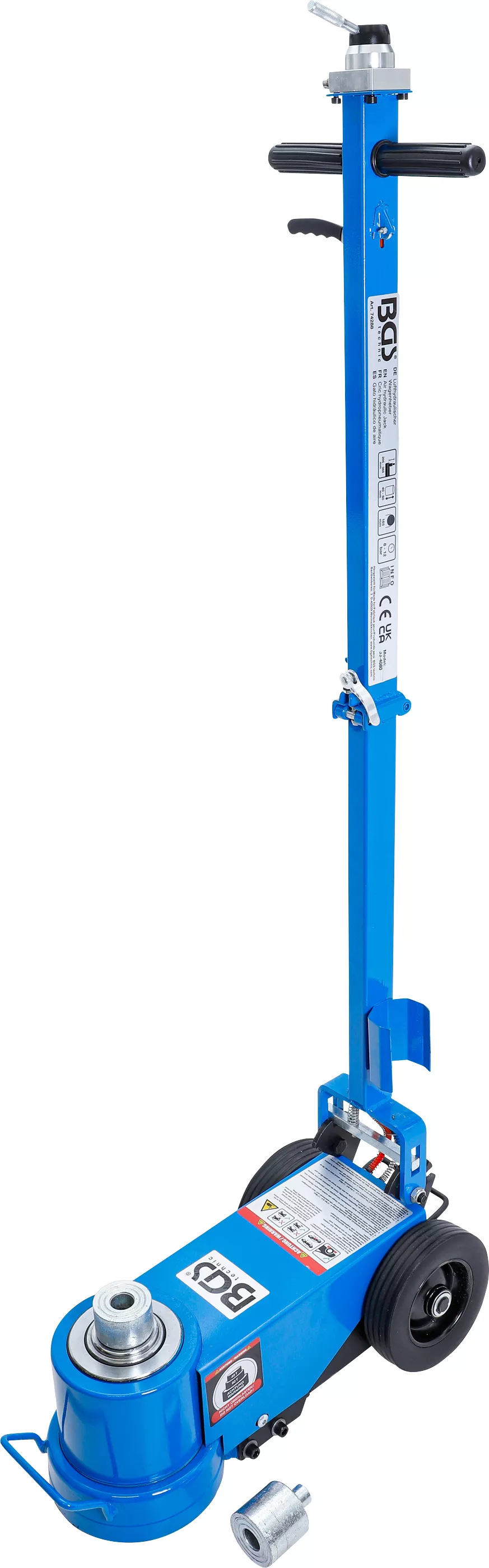 Pojízdný pneumaticko-hydraulický zvedák BGS, 40 / 80 t - B74288
