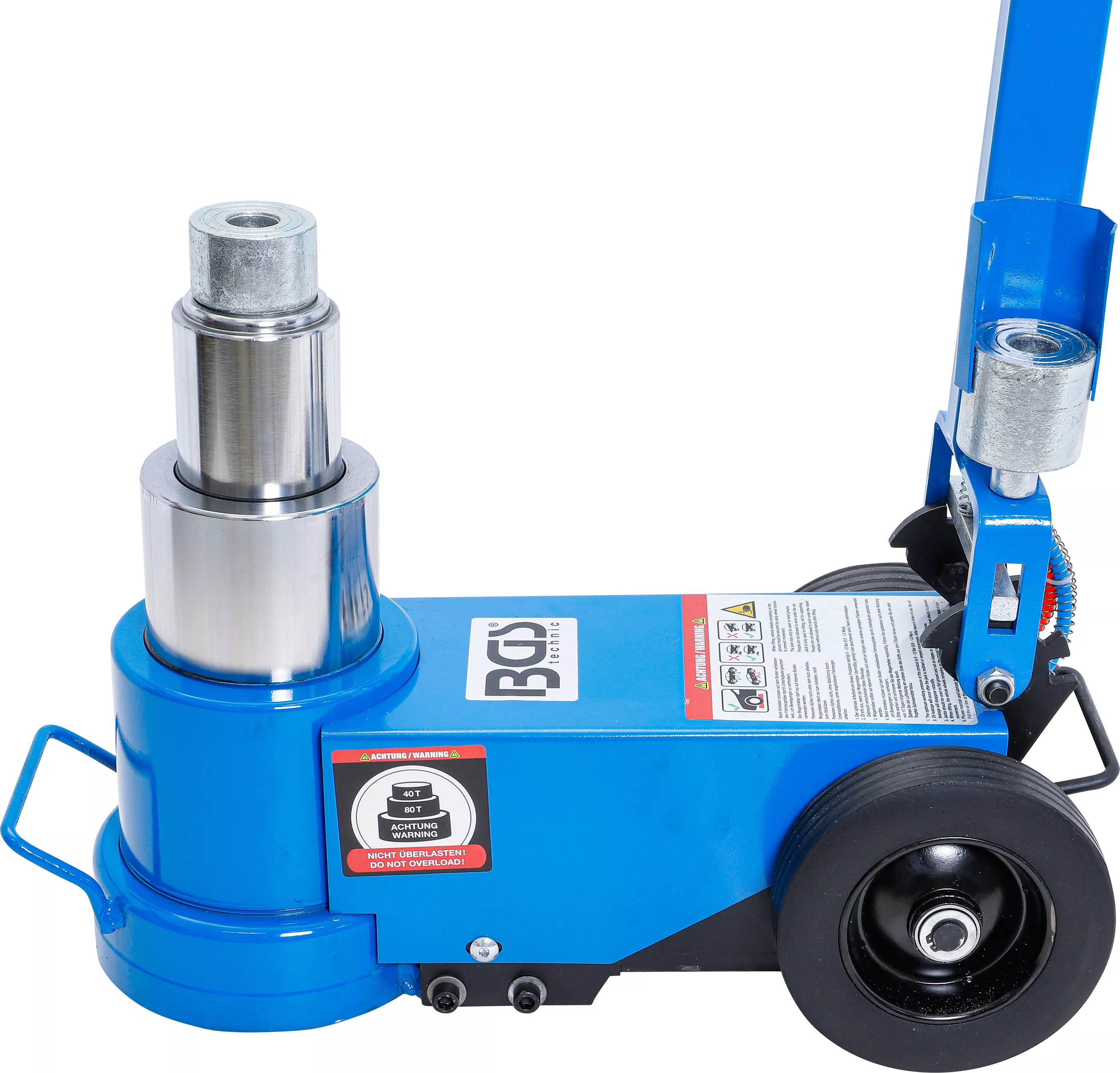 Pojízdný pneumaticko-hydraulický zvedák BGS, 40 / 80 t - B74288