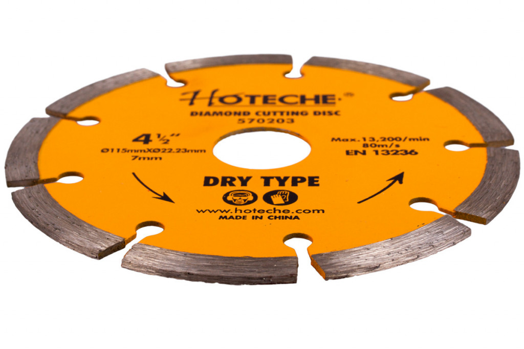 Diamantový řezný kotouč 115 mm, segmentový - HT570203