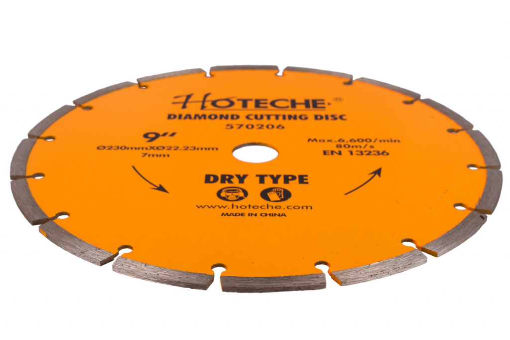 Diamantový rezný kotúč 230 mm, segmentový - HT570206