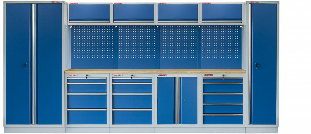 Kvalitní PROFI BLUE dílenský nábytek 4235 x 495 x 2000 mm - MTGS1300A5