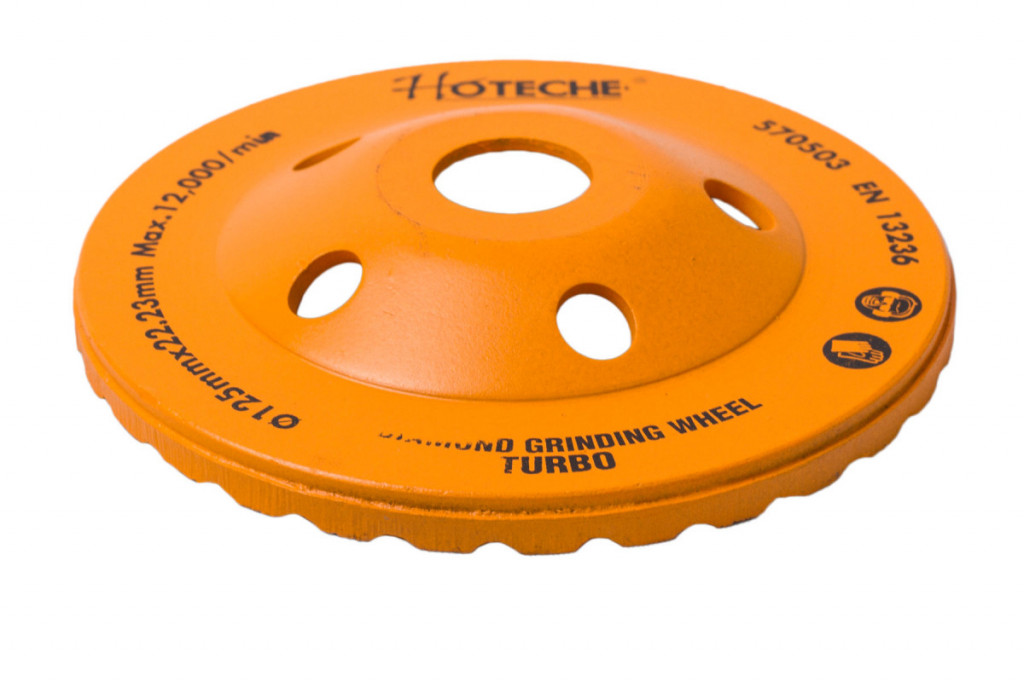 Diamantový brúsny kotúč 125 mm, pohárový - HT570503