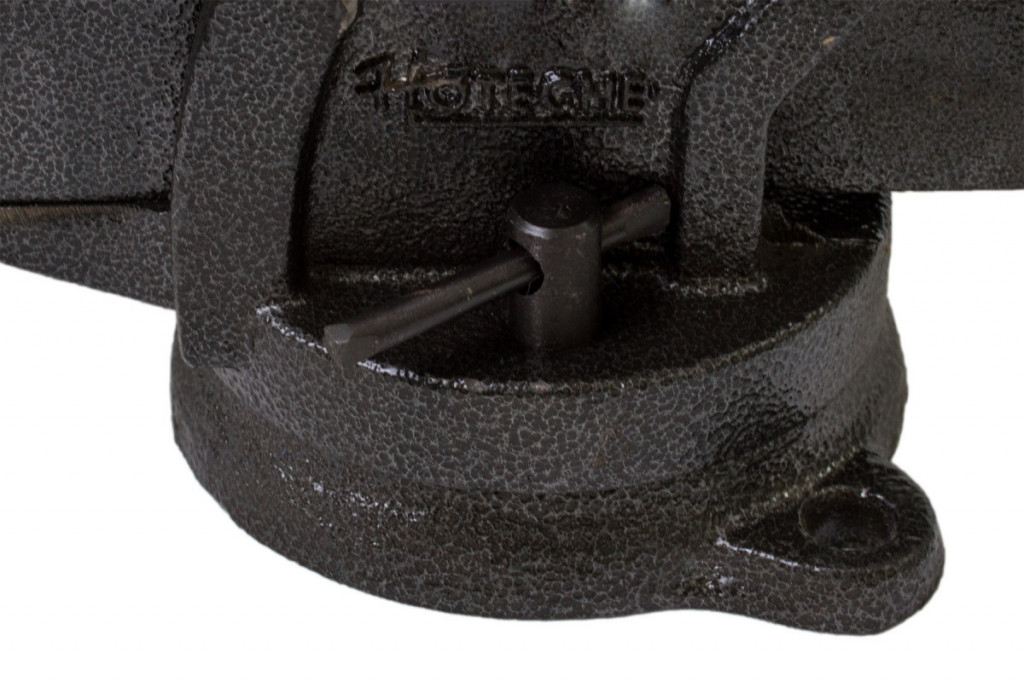 Otočný dielenský zverák 100 mm, 6 kg - HT300102
