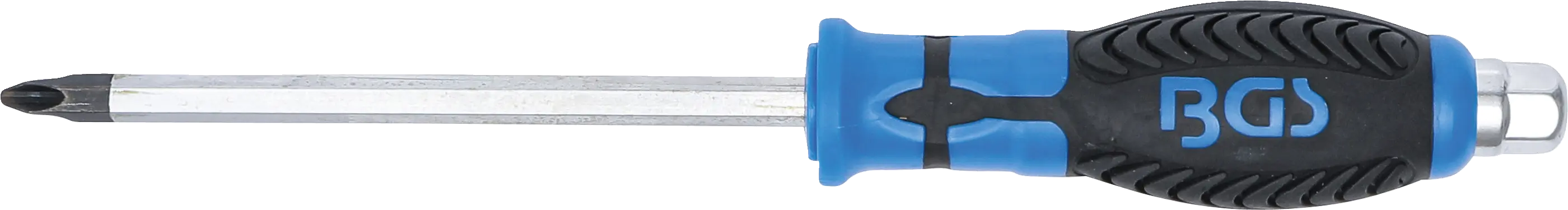 Křížový šroubovák PH3 s vnějším šestihranem, 150 mm, BGS - B7914