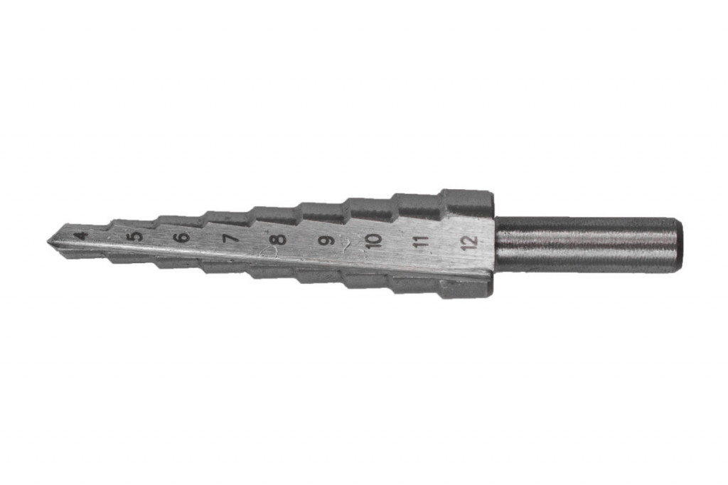 Stupňovitý kuželový vrták 4-12 mm, HSS - TC416001
