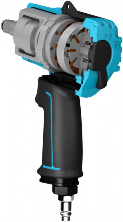 Pneumatický rázový utahovák Twin turbo 1/2", 2200Nm - HA226924