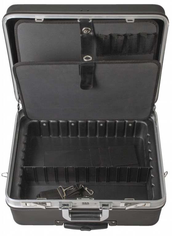 Kufr na nářadí na kolečkách, ABS, 480 x 360 x 240 mm - AH15021