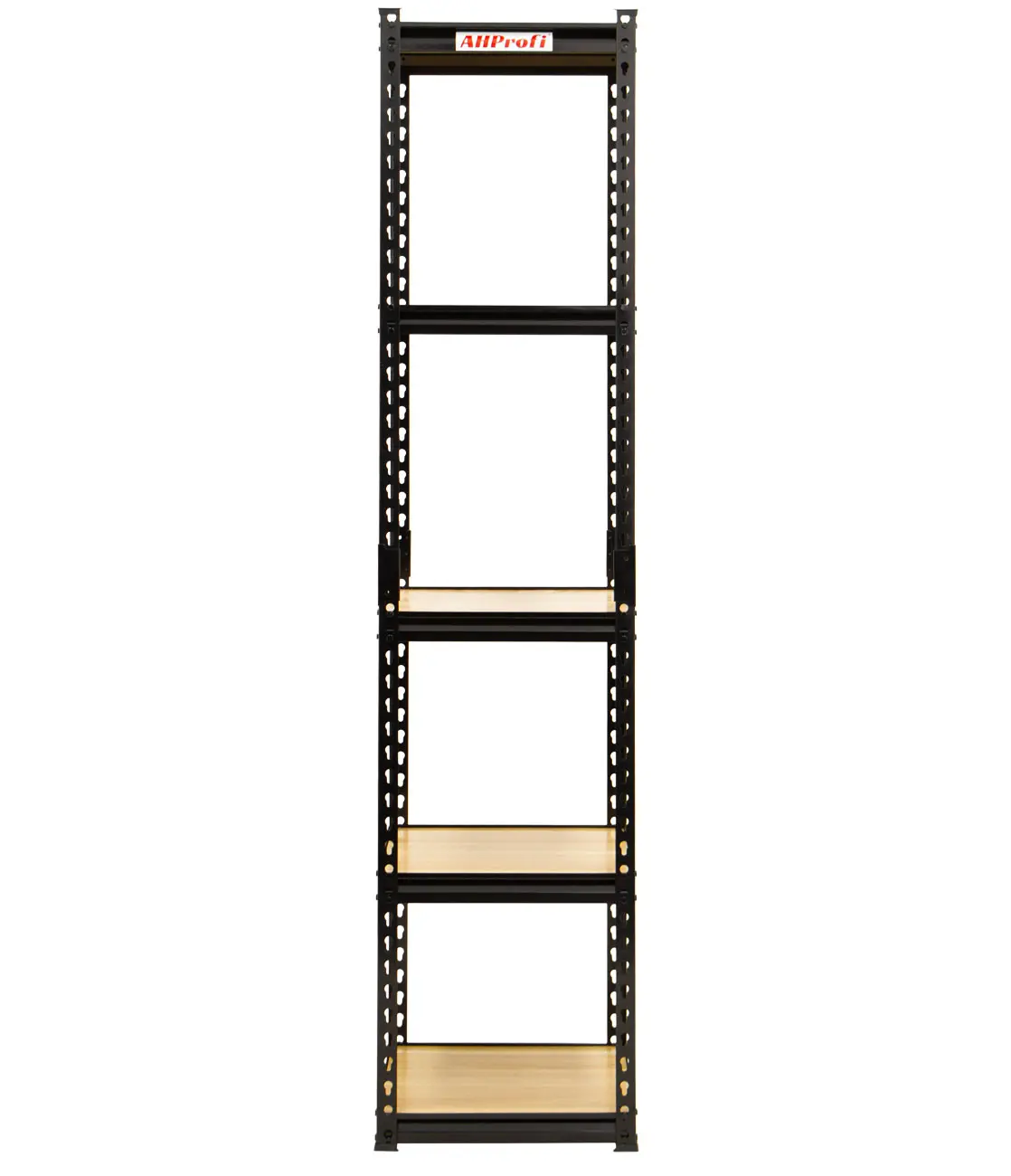 Policový regál STYLE, 5 polic, 400 x 400 x 1830 cm - AH2009