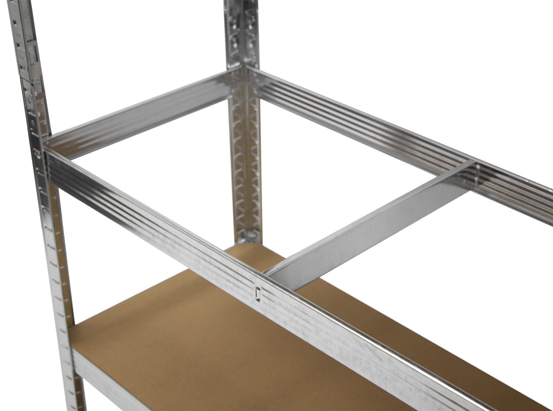 Policový regál, 5 polic, 900 x 400 x 1800 mm - AH3001