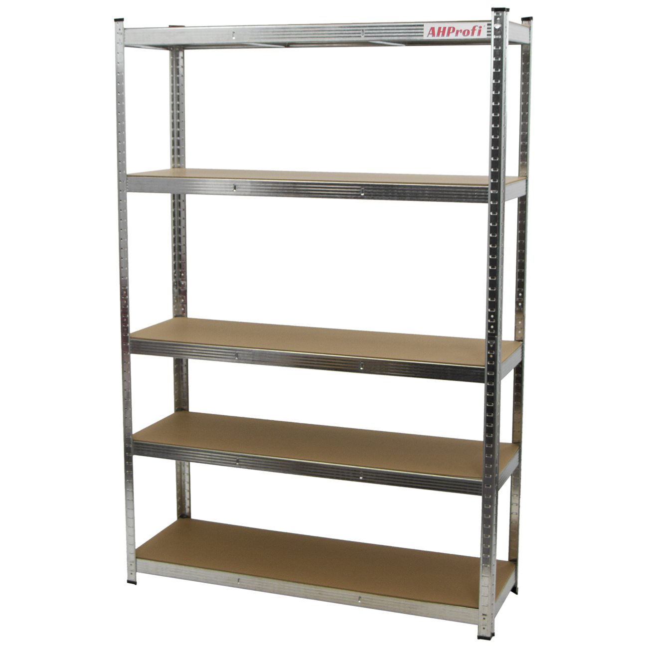 Policový regál STANDARD, 5 polic, 1200 x 400 x 1800 mm - AH3007