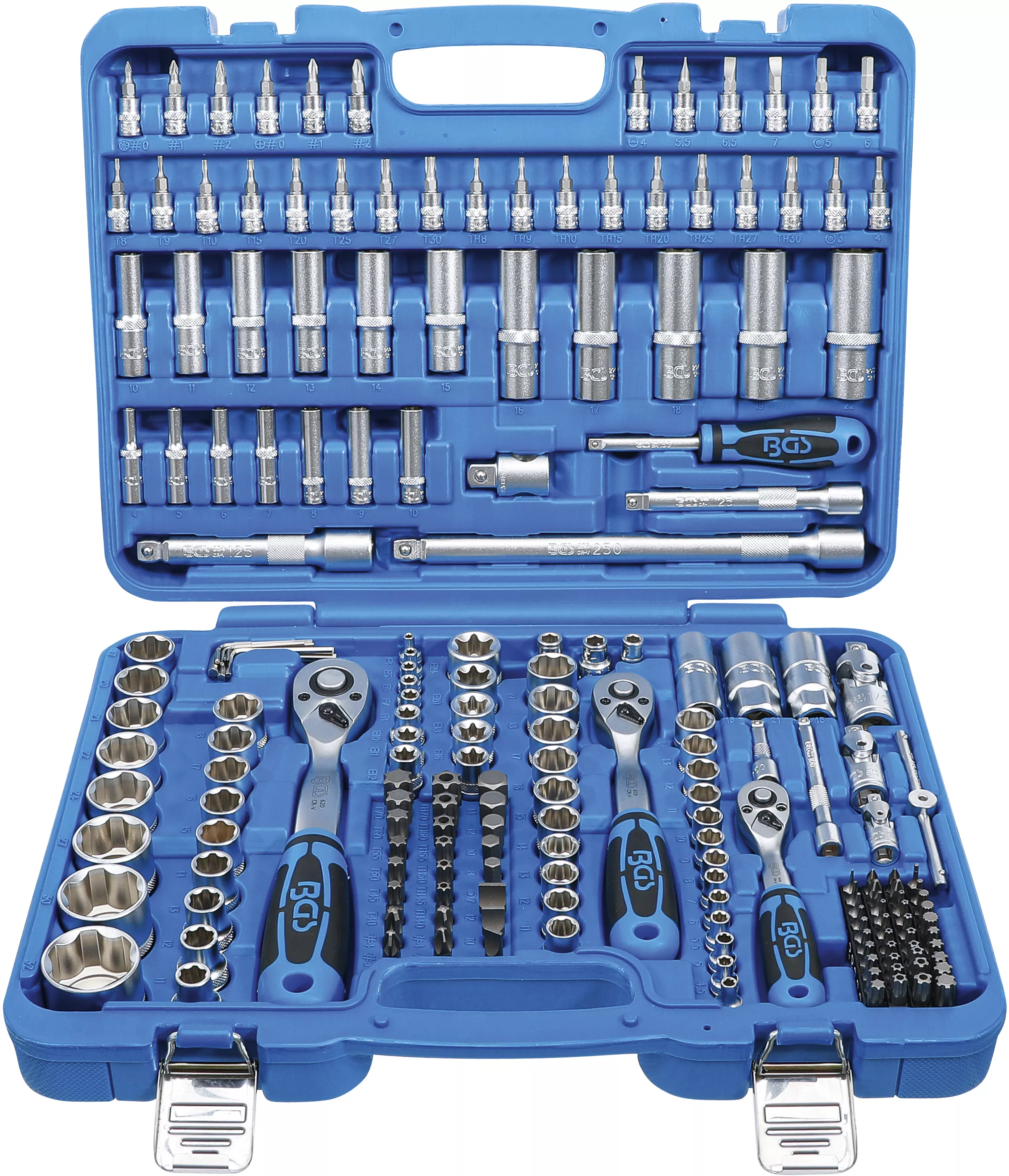 Gola sada, 1/4", 3/8", 1/2", Super-lock, 192 ks - B2292