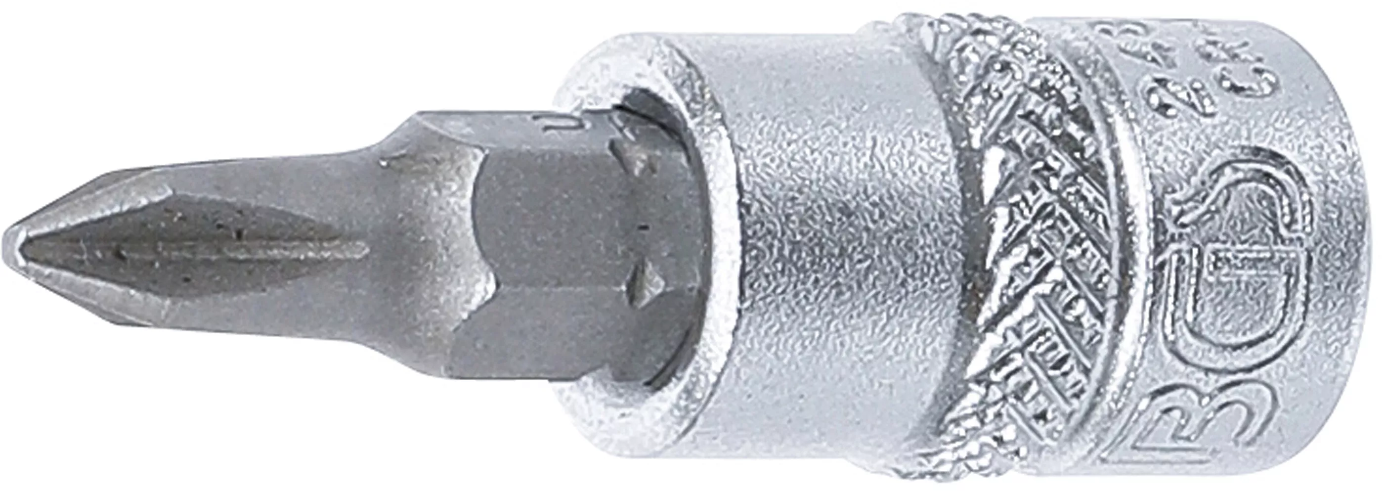Nástrčná hlavice s bitem KŘÍŽOVÁ 1/4" PH1, BGS - B2487