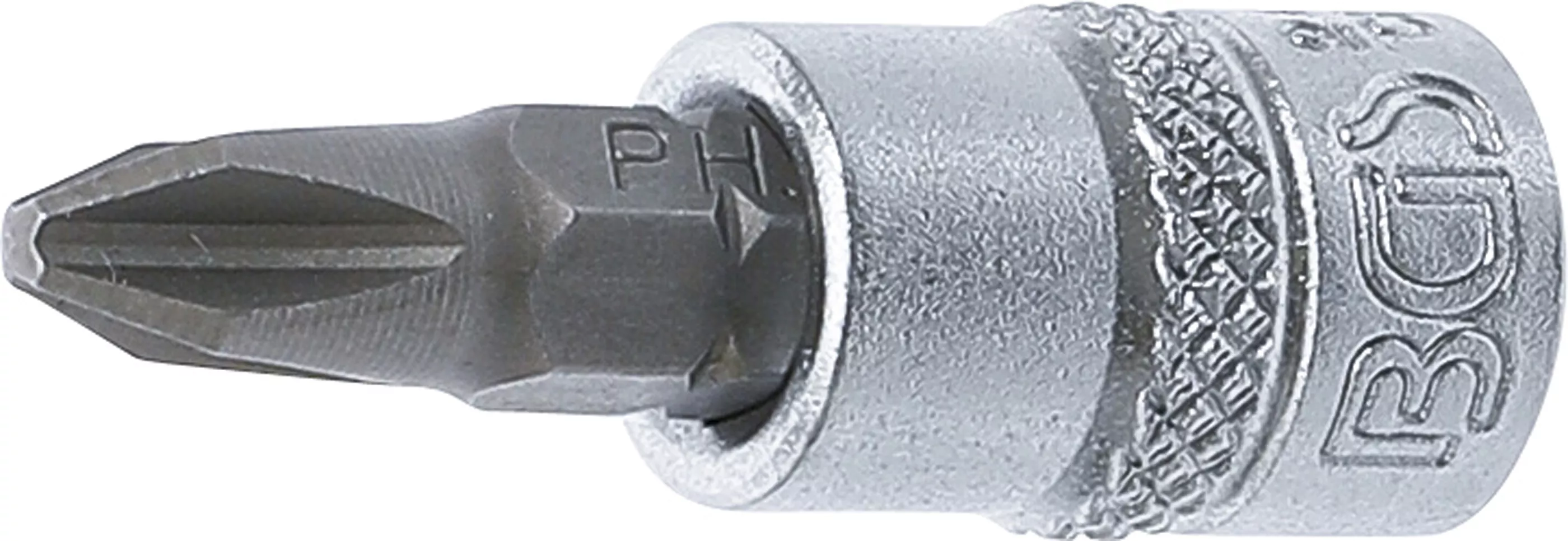 Nástrčná hlavice s bitem KŘÍŽOVÁ 1/4" PH2, BGS - B2488