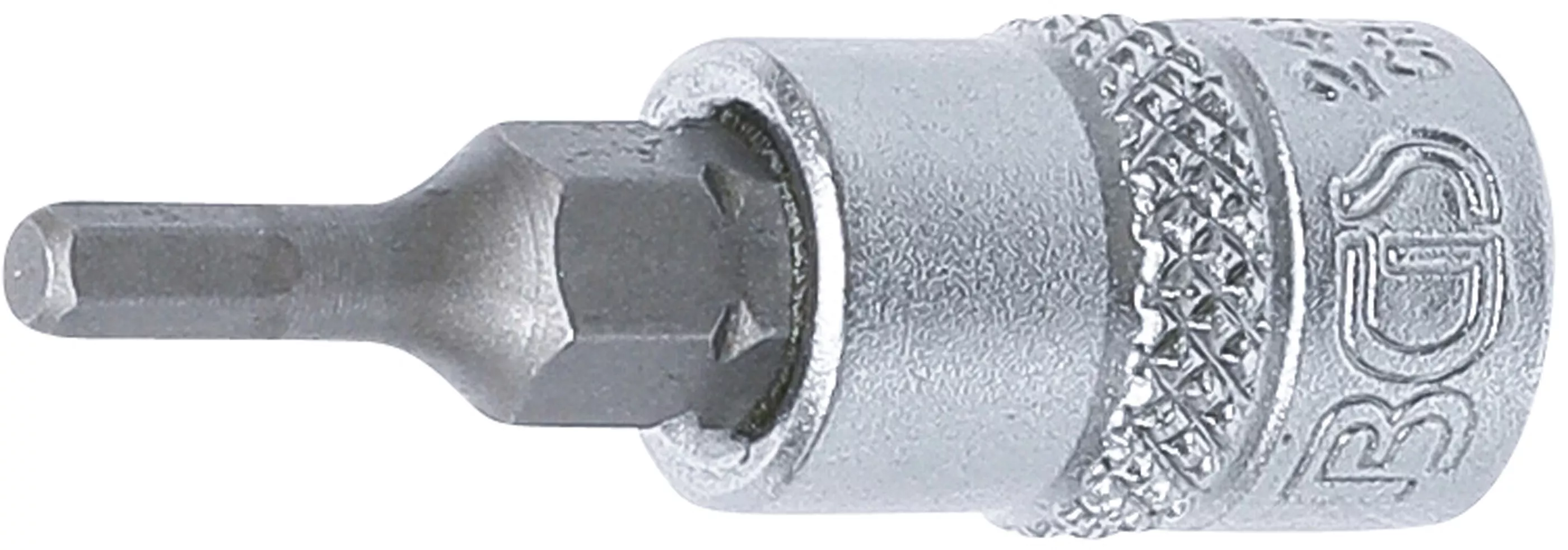 Nástrčná hlavice s bitem HEX 1/4" 3 mm, BGS - B2497