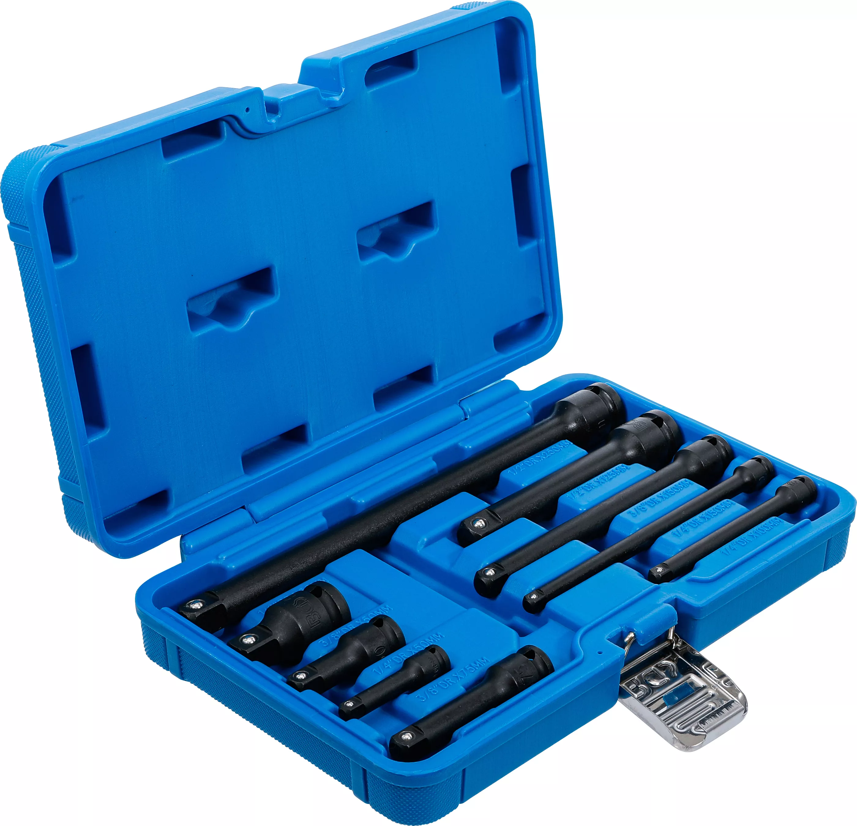 Predlžovacie nástavce, kované, 1/4", 3/8", 1/2" - 9 ks - B25145