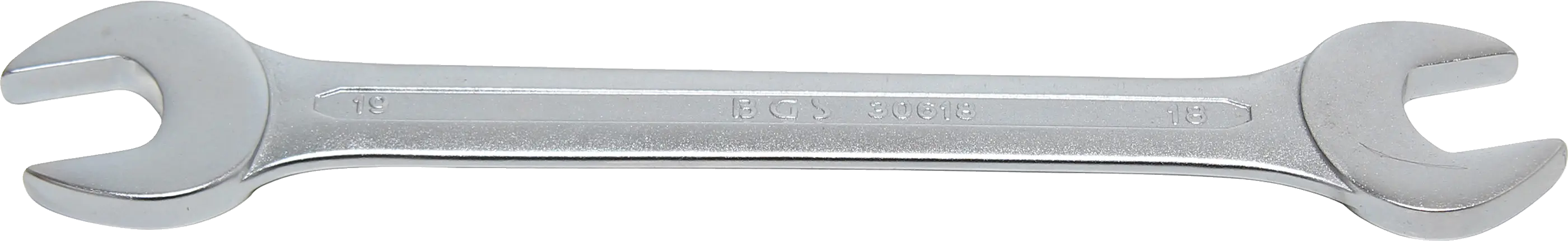 Oboustranný plochý klíč BGS, 18 x 19 mm - B30618